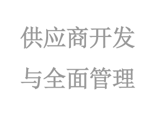 供應商開(kāi)發與全面管理(lǐ)