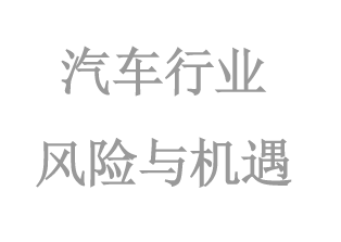 汽車(chē)行(xíng)業(yè)風(fēng)險與機(jī)遇